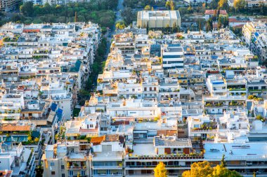 Atina cityscape görünümü