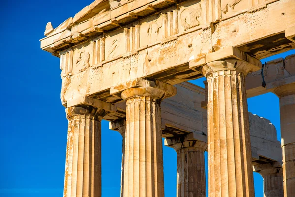 Świątynię Partenon w Akropolu — Zdjęcie stockowe