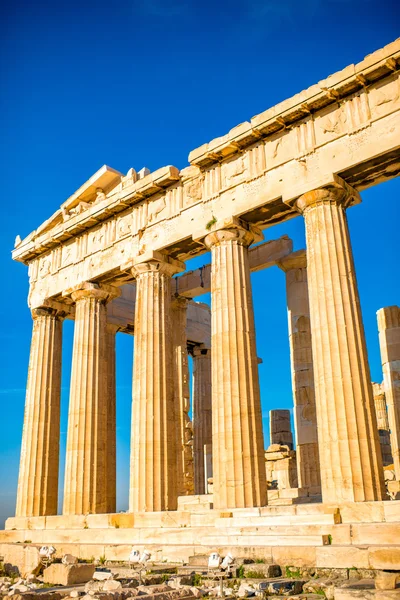 Tempio del Partenone nell'Acropoli — Foto Stock