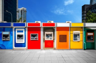 Bankamatiğe renkli bankomats ile