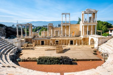 Plovdiv Roman theatre clipart