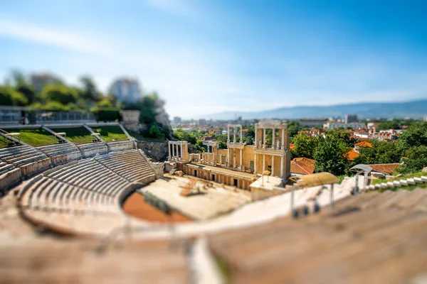 Plovdiv római-kori Színház — Stock Fotó