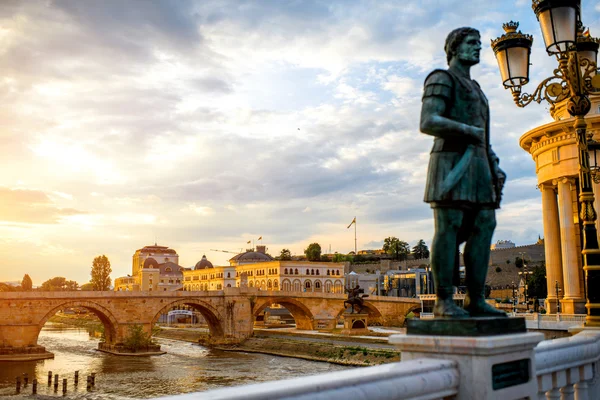 Blick auf Steinbrücke — Stockfoto