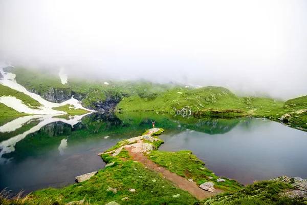 Lac de montagne Balea — Photo