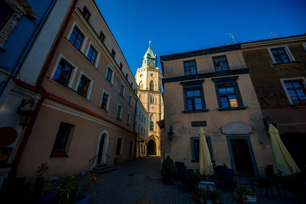 Lublin centro da cidade velha — Fotografia de Stock