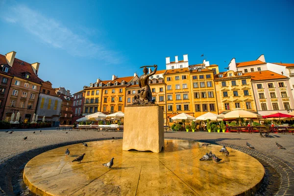 Market square in Warsaw — Stock Photo, Image