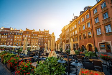 Varşova 'daki pazar alanı