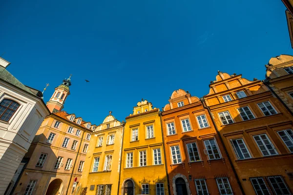 Edifícios históricos em Varsóvia — Fotografia de Stock