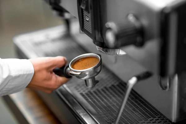 Poner titular a la máquina de café — Foto de Stock