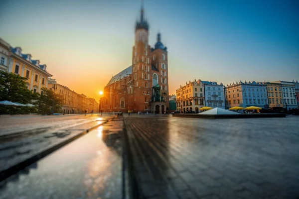 Market square in Krakow — Stock Photo, Image