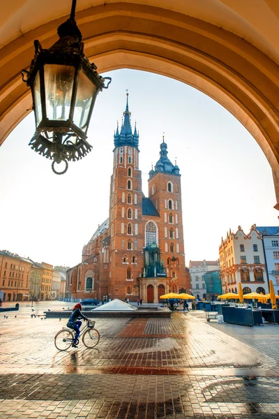 Рыночная площадь Кракова — стоковое фото