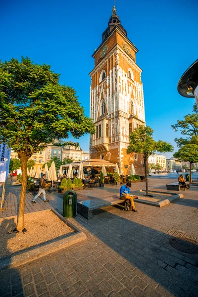 Radniční věž v Krakově — Stock fotografie
