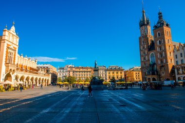 krakow şehrinde Pazar Meydanı