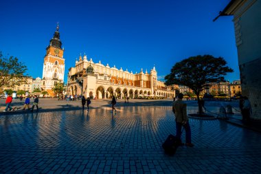 krakow şehrinde Pazar Meydanı