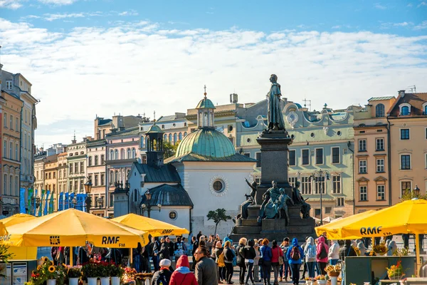 Tržního náměstí v Krakově — Stock fotografie