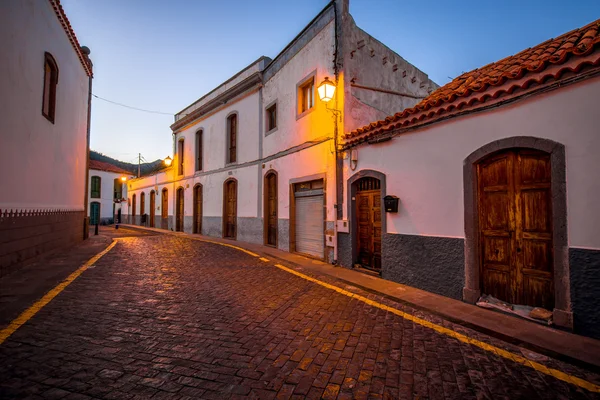 Vedere pe stradă în orașul San Bartolome de Tirajana — Fotografie, imagine de stoc