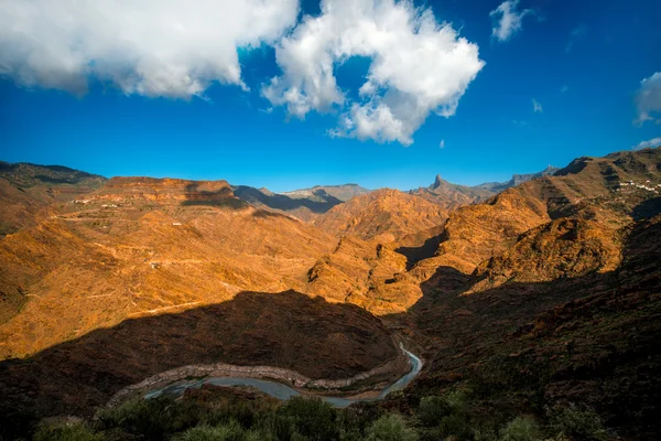 Hory na západní části ostrova Gran Canaria — Stock fotografie