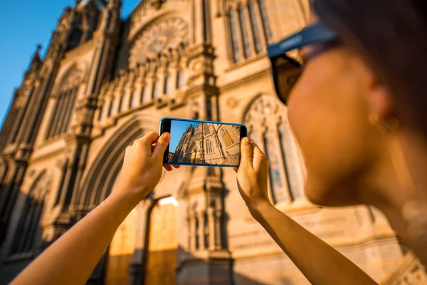 La Chiesa di San Juan Bautista ad Arucas — Foto Stock