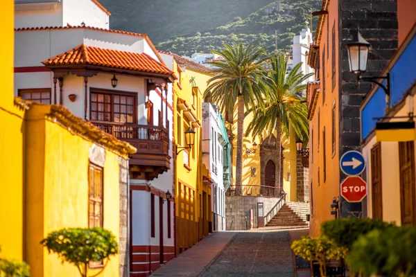 Spanische Altstadt auf der Insel Teneriffa — Stockfoto