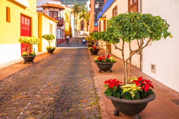 Casco antiguo español en la isla de Tenerife — Foto de Stock