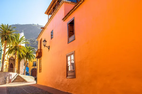 Casco antiguo español en la isla de Tenerife — Foto de Stock
