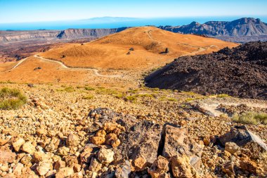 Teide volkanik peyzaj