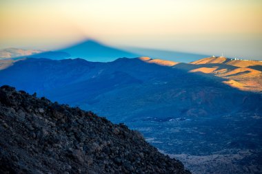 Güzel volkanik manzara