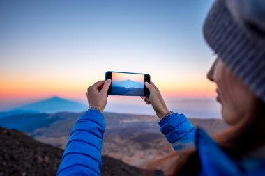 Volkanik manzara fotoğrafçılığı