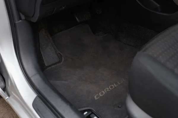 Dnipro Ukraina Januari 2021 Toyota Corolla 2011 Warna Perak Interior — Stok Foto