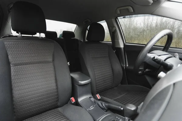 Car Interior Part Front Seats Close — Stock Photo, Image