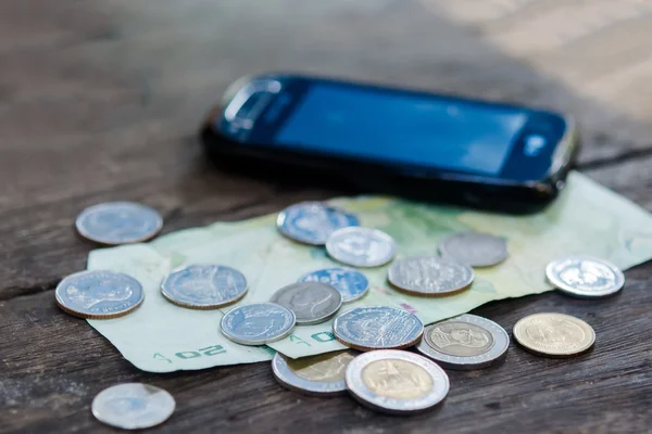 smart phone money payment concept