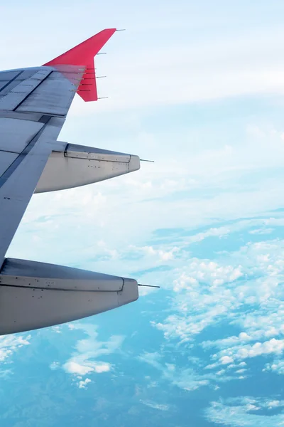 Vista de la ventana del avión — Foto de Stock