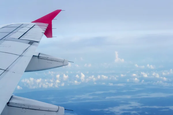 Vista de la ventana del avión — Foto de Stock