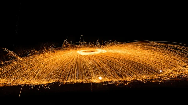 Light fire Spin — Stock Photo, Image