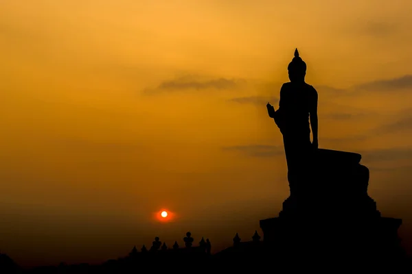 Buda silhueta — Fotografia de Stock