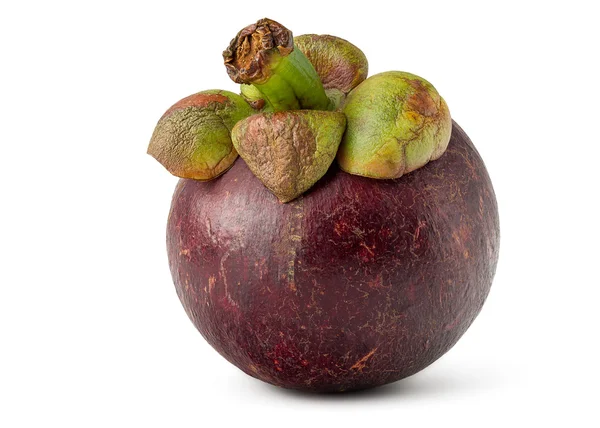 Fresh Mangosteen on White Background — Stock Photo, Image