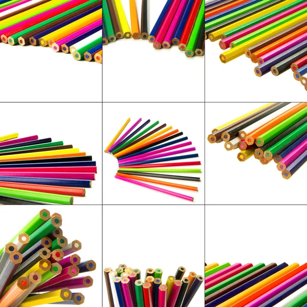 Красочный карандаш — стоковое фото
