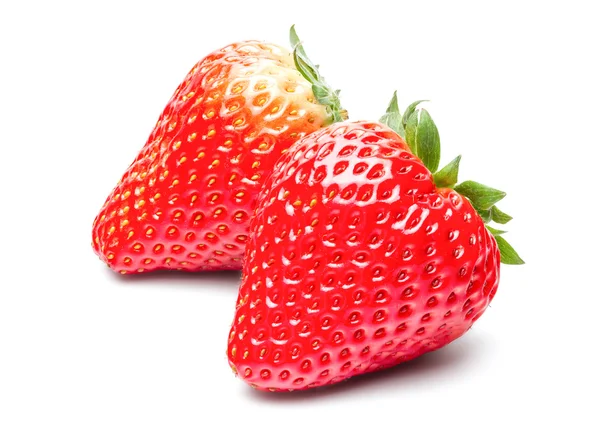 Deux fraises fraîches — Photo