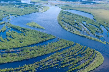 Orman nehir Bahar, en iyi görünümü
