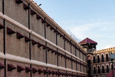 kala pani hücresel hapishane müzesi dış mimari gün boyunca benzersiz perspektif görüntüsü Hücresel (Kala Pani) cezaevi, Andaman Nicobar Adaları, Hindistan.