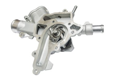 beyaz zemin üzerine su pompası