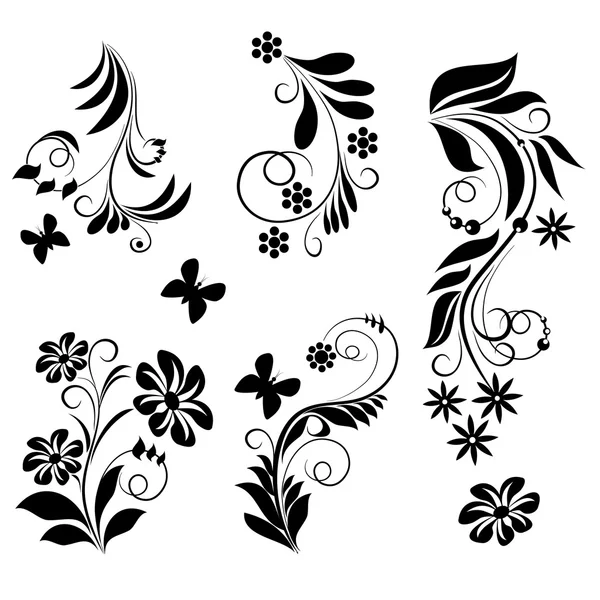 Elementos de diseño ornamentales - vector — Vector de stock