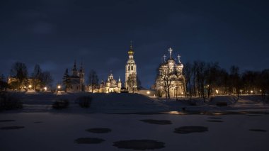 Vologda Kremlin tapınakları. Vologda, Rusya