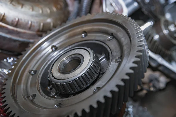 Car automatic transmission parts at shallow depth of field — Stock Photo, Image