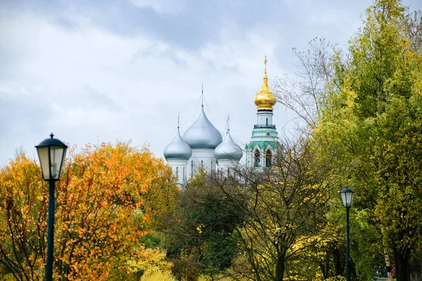 Vista de outono da paisagem de Vologda. — Fotografia de Stock