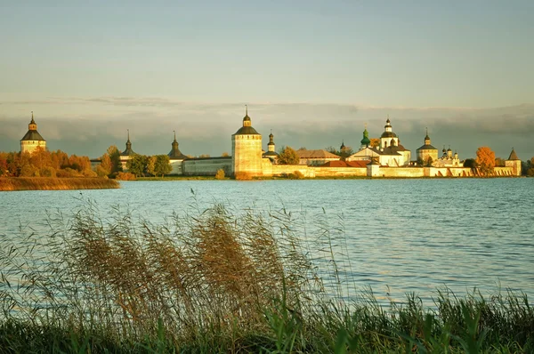 Древнерусский монастырь — стоковое фото