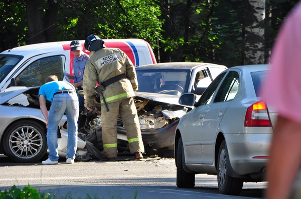 Accidente de coche — Foto de Stock