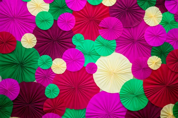 Círculos multicoloridos de papel — Fotografia de Stock