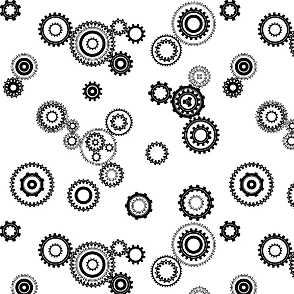 Gears on a white background — Stock Vector