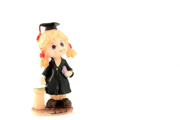 Graduated girl doll — Stock Photo, Image